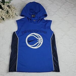 NIKE Hoops Hooded Muscle Shirt [SIZE Small]‎